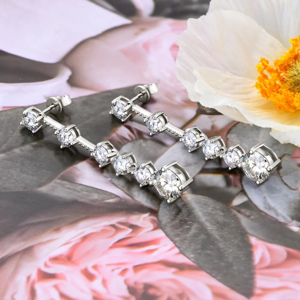 4-carat Morganite Earrings, Luxury High-end Earrings