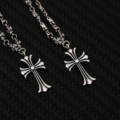 Cross necklace Kroos star pendant