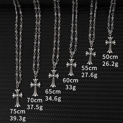 Cross necklace Kroos star pendant